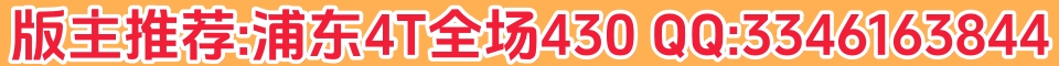 版主推荐:浦东4T全场430 QQ:3346163844